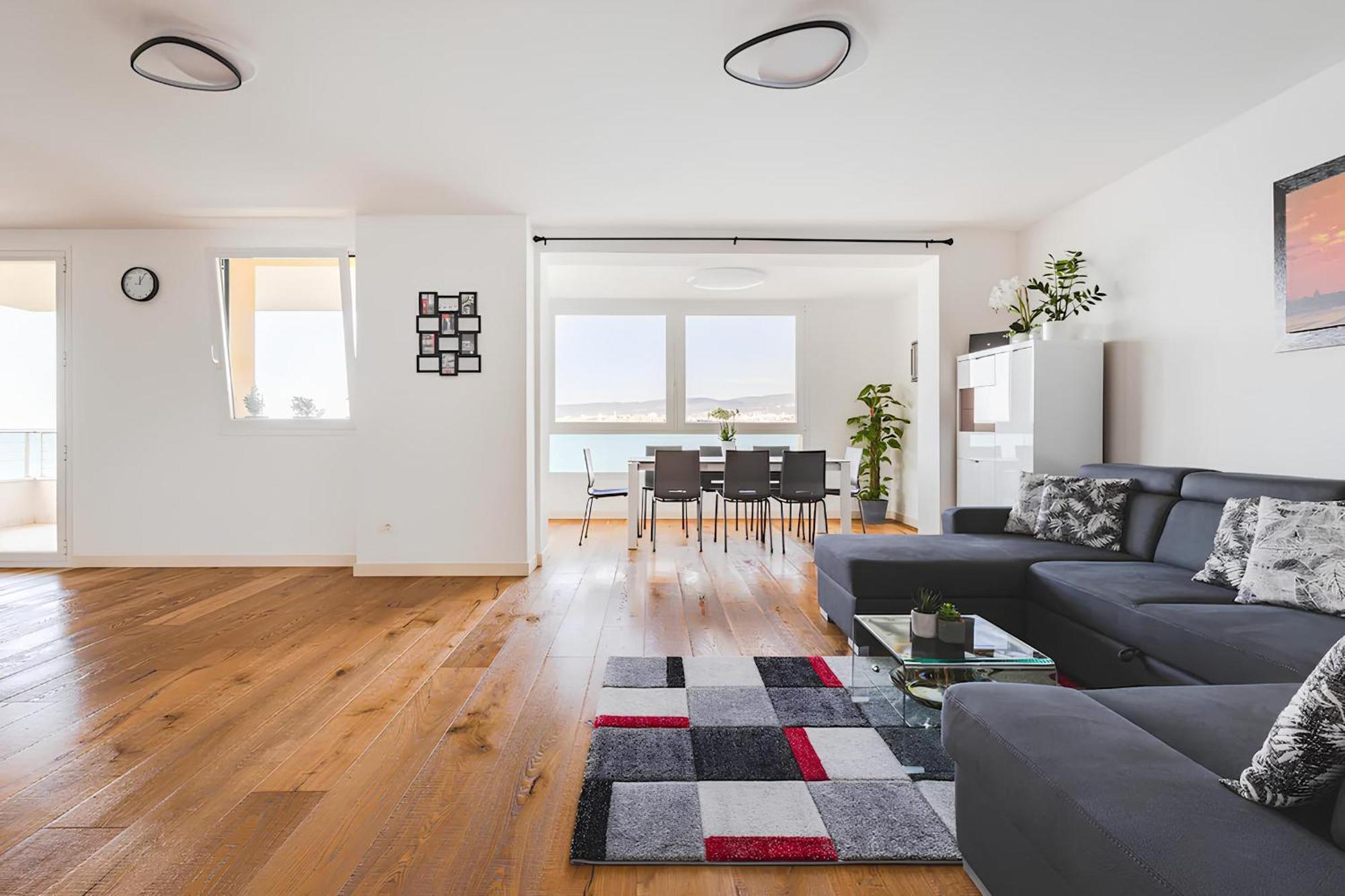 Attico Riva Mare Apartman Múggia Kültér fotó