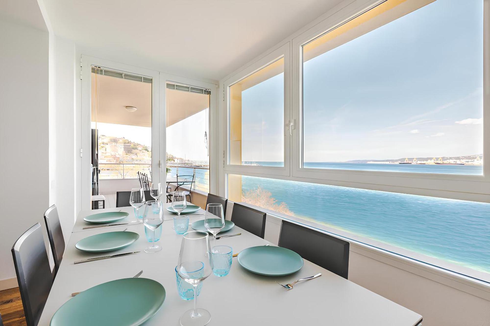 Attico Riva Mare Apartman Múggia Kültér fotó